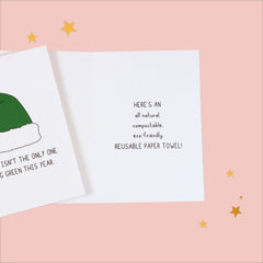 Eco Santa Holiday Card