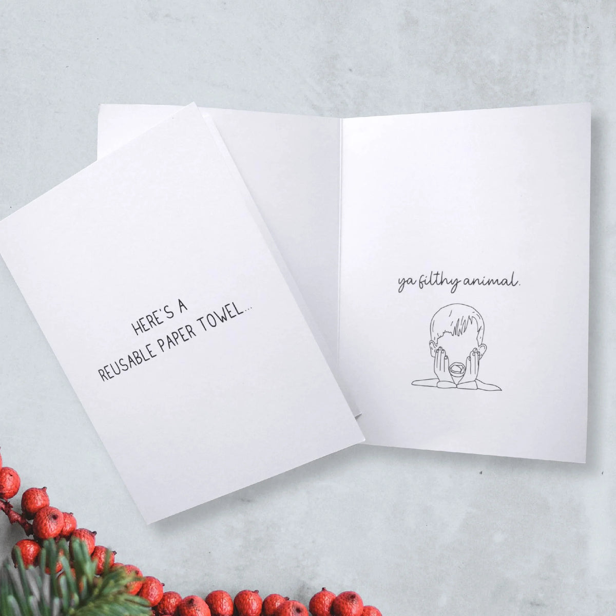 Home Alone Holiday Card